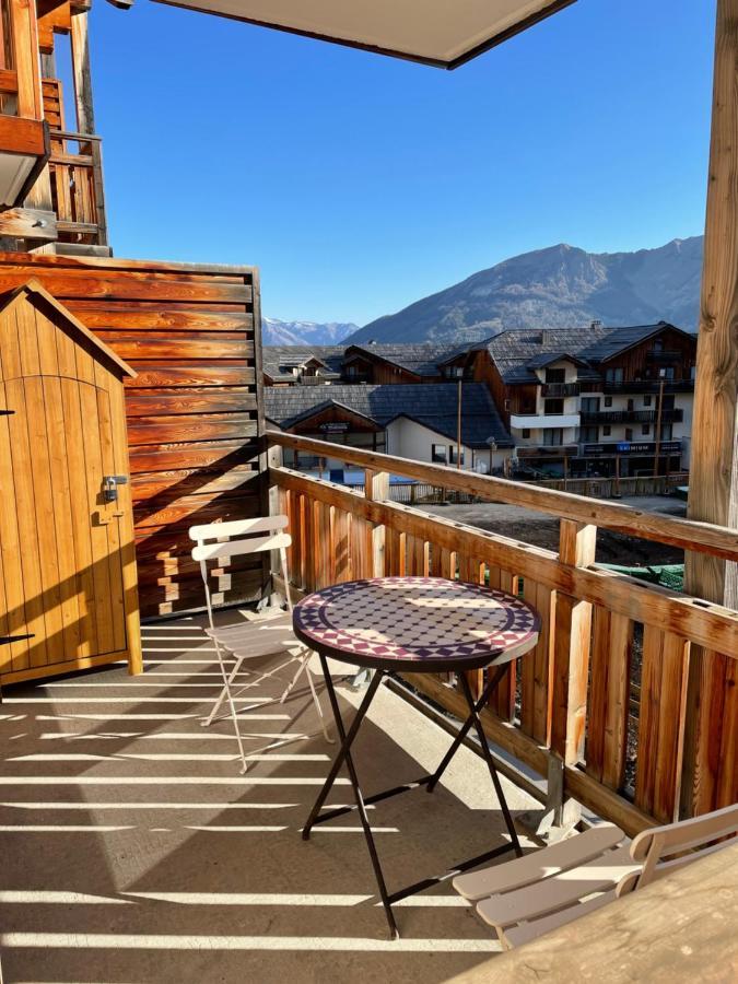 Front Neige 1800, Cosy 4-6P, Parking Couvert Appartement Les Orres Buitenkant foto